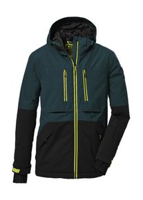 Killtec Kinder Skijacke "KSW 127 BYS SKI JCKT", blau, sportlich, Gr. 128, Obermaterial: 58% Polyester (recycelt) 42% Polyester, Innenfutter: 100%