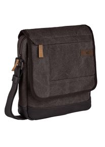 Camel Active Damen Umhängetasche "Air", grau, Baumwolle, Taschen, Canvas Modell aus weichem Lederimitat abgerundet mit Applikationen