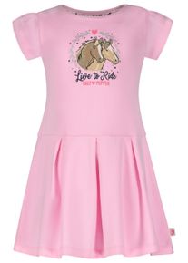 SALT & PEPPER SALT AND PEPPER Mädchen Jerseykleid "Horse Club", rosa, sportlich, Gr. 92, unifarben, 95% Baumwolle, 5% Elasthan, Kleider, mit toller