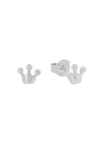 Mädchen Paar Ohrstecker "Krone, 2037931", Silber 925 (Sterlingsilber), silber, Prinzessin Lillifee, Silber 925 (Sterlingsilber), Ohrringe