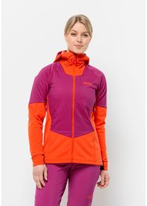 Jack Wolfskin Damen Funktionsjacke "ALPSPITZE INS HYBRID W", pink, Gr. XL, 1. OBERSTOFF 100% POLYAMID 1.KONTRAST: 93% POLYESTER, 7% ELASTHAN