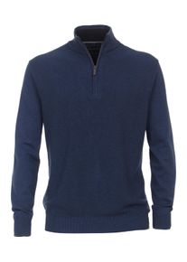 Casamoda Herren Troyer "Casamoda Troyer uni", blau, Gr. XL, 100% Baumwolle, Pullover