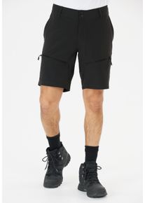 WHISTLER Herren Shorts, schwarz, sportlich, Gr. S, unifarben, 91% Polyester, 9% Elasthan, Hosen, mit 4-Wege-Stretch-Material
