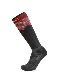 P.A.C. Merino Extra Warm Socken Damen - grau - Gr. 38-41 - Merinowolle/Polyamid/Polyester