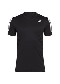 Adidas Club 3str Tee Tennisshirt Herren - schwarz - Gr. M - Polyester