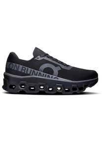 On CloudmOnster 2 Laufschuhe Herren - schwarz - Gr. 44 1/2 - Polyester