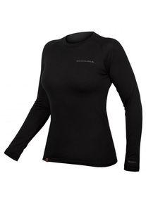 Merinounterwäsche ENDURA Baabaa Blend Langarm Baselayer Damen (Gr M |schwarz)