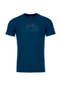 Merinoshirt Ortovox 150 Cool Vintage Badge T-Shirt Herren (Gr L |blau)