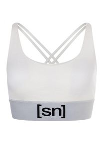 super.natural Super Top Sport-BH Damen Yoga (Gr XS |weiß/grau)
