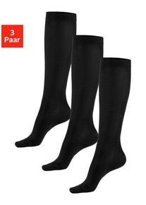Bench. Kniestrümpfe schwarz Gr. 35-38 für Damen