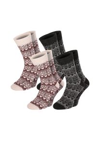 Chili Lifestyle Wollsocken CLASSIC super warm 4 Paar Schafwolle Winter