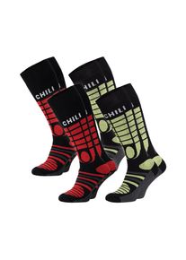 Chili Lifestyle Snowboard Skisocken YEON 4 Paar gepolstert warme Kniestrümpfe