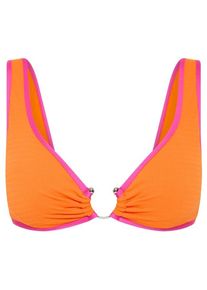 Mix & Match Bikini Seafolly Beach Bound Ring Front Tank Damen (Gr 36 |orange)