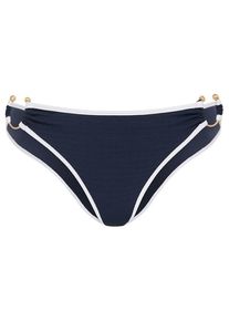 Seafolly Beach Bound Hipster Pant Bikini-Bottom Damen Schwimmen (Gr 40 |blau)