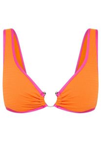 Mix & Match Bikini Seafolly Beach Bound Ring Front Tank Damen (Gr 36 |orange)