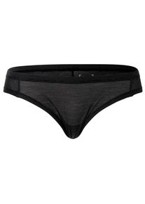 Merinounterwäsche super.natural Air Thong Damen (Gr L |schwarz)