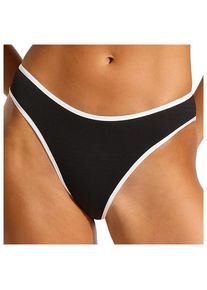Seafolly Beach Bound High Leg Pant Bikini-Bottom Damen (Gr 16 |schwarz)