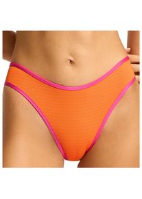 Bikini Bottom Seafolly Beach Bound High Leg Pant Damen (Gr 32 |orange)