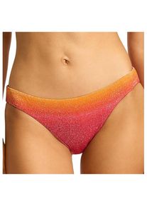 Seafolly Spectrum Hipster Pant Bikini-Bottom Damen (Gr 12 |rosa/rot)