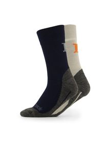 Wandersocken Heber Peak EvergreenHe. Hiking Crew Socks 2-Pack Kinder (Gr 35-38 |blau)