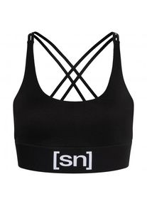 super.natural Super Top Sport-BH Damen Yoga (Gr S |schwarz)