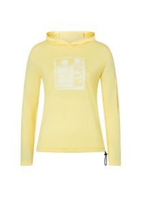super.natural Stamp Light Print Hoodie Merinohoodie Damen (Gr S |beige)