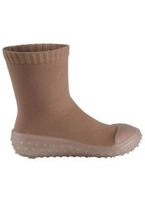 Sterntaler Adventure-Socks Uni Hüttenschuhe Kinder Alltag (Gr 25/26 |braun)