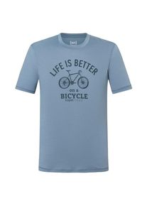 super.natural Better Bike Tee Merinoshirt Herren (Gr 52 - L |grau)