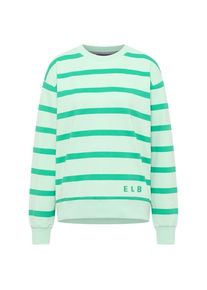 ELBSAND Meret Sweatshirt Pullover Damen Alltag (Gr XL |grün/türkis)