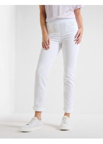 Raphaela by Brax Damen Schlupfhose Style PAMINA FUN WHITE, denim weiß, Gr. 48