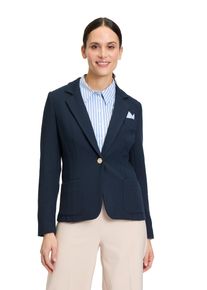 Betty Barclay Damen Kurzblazer "Betty Barclay Kurzblazer langarm", blau, modisch, Gr. 40, Obermaterial: 69% Polyester, 29% Viskose, 2% Elasthan.,