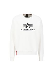 Herren Sweater "Alpha Industries Men - Sweatshirts Basic OS Sweater", weiß, Gr. XXL, Alpha Industries, Obermaterial: 80% Baumwolle, 20% Polyester,