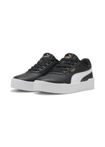 Puma Kinder Sneaker "Carina 3.0 Sneakers Mädchen", Gr. 28, schwarz-weiß, Obermaterial: Synthetik; Futter: Textil; Laufsohle: Gummi, Schuhe