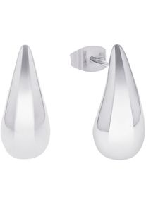 s.Oliver Damen Paar Ohrstecker "2038845", Edelstahl, silber, Edelstahl, Ohrringe