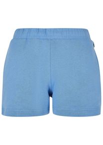 Urban Classics Damen Sweatshorts "Urban Classics Damen Ladies Organic Terry Shorts", blau, Gr. XL, unifarben, 100% Baumwolle, Hosen