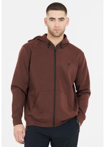 Virtus Herren Sweatshirt "Taro", braun, sportlich, Gr. L, unifarben, 78% Polyester, 17% Viskose, 5% Elasthan, Sweatshirts, in angenehm weicher