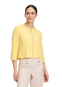 Betty Barclay Damen Jackenblazer "Betty Barclay Blazer-Jacke mit 3/4 Arm", gelb, modisch, Gr. 44, Obermaterial: 60% Viskose, 40% Wolle., Blazer,