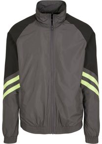 Urban Classics Herren Trainingsjacke "Urban Classics Herren Block Sport Track Jacket", schwarz, klassisch, Gr. M, mehrfarbig, 100% Polyester, Jacken