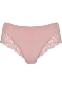 Naturana Damen Hipster, Gr. 48, pink, Obermaterial: 87% Polyamid, 13% Elasthan. Spitze: 89% Polyamid, 11% Elasthan, unifarben, leicht transparent,