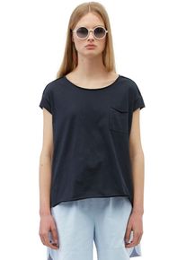 Marc O'Polo Damen Kurzarmshirt, blau, casual, Gr. L, MARC O'POLO DENIM, Obermaterial: 100% Baumwolle, Shirts
