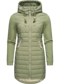 Ragwear Damen Steppmantel "Lucinda Long II", grün, sportlich, Gr. M, Obermaterial: 100% Polyester, Obermaterial Ärmel: 100% Baumwolle, Innenmaterial: