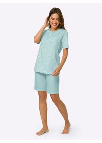 Damen Shorty, Gr. 48, bunt, 100% Baumwolle, Homewear-Sets