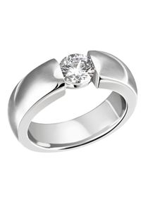 Firetti Damen Fingerring "Schmuck Geschenk Silber 925 Silberring Ring Spannring-Optik glitzernd", 54, Silber 925 (Sterlingsilber), 5,5mm, silber,