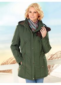 Classic Basics Damen Steppjacke, grün, Gr. 44, unifarben, 100% Polyester, Jacken