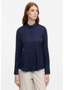 Eterna Damen Hemdbluse "REGULAR FIT", blau, klassisch, Gr. 44, 100% Viskose, Blusen