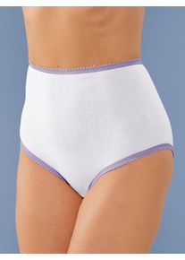 Damen Taillenslip, Gr. 40, weiß, 100% Baumwolle, Unterhosen