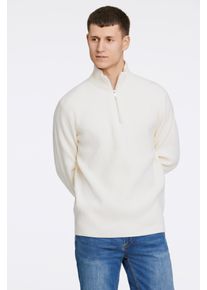 LINDBERGH Herren Troyer, weiß, casual, Gr. XXL, Strick, Obermaterial: 80% Baumwolle, 20% Polyester, Pullover