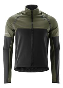 Gonso Herren Fahrradjacke "CANOSIO", grün, Gr. L, 100% Polyester, Jacken, Radjacke mit hohem Wärmeisolationsvermögen - 100% winddicht und