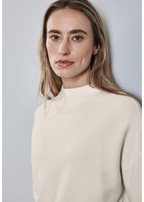Street One Damen Stehkragenpullover, weiß, casual, Gr. 44, Strick, Obermaterial: 30% Polyester, 29% Polyacryl, 21% Viskose, 20% Nylon, Pullover