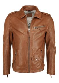 Mustang Herren Lederjacke "31020135", braun, Gr. XXXL, Obermaterial: 100% Lammleder / Futter: 90% Baumwolle, 10% Polyester / Ärmelfutter: 100%
